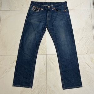 True Religion Jeans Adult 38 Blue Denim World Tour Joey Super T Casual Bottom